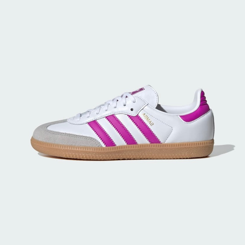 adidas gazelle silver green womens ADIDAS SAMBA OG CLOUD WHITE/CORE BLACK (GS) – ONE OF A KIND main image 0