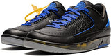 Air Jordan 2 Low x Off-White 'Black Varsity Royal" Men - airdrizzykicks.com