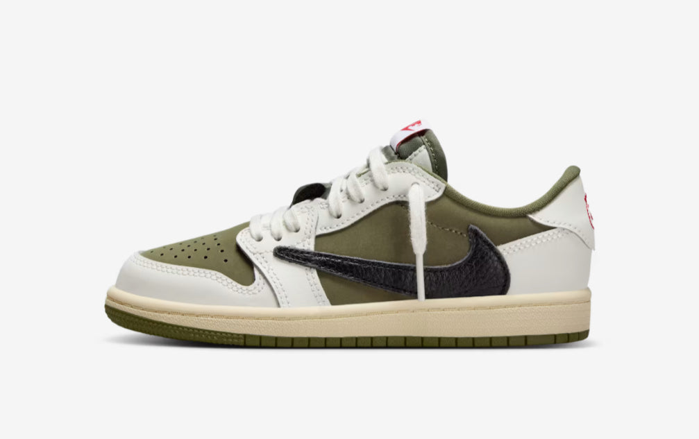 Air Jordan 1 Low x Travis Scott 'Reverse Olive' | airdrizzykicks.com
