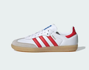 ADIDAS Samba OG ‘White Collegiate Red Gum‘ GS - airdrizzykicks.com