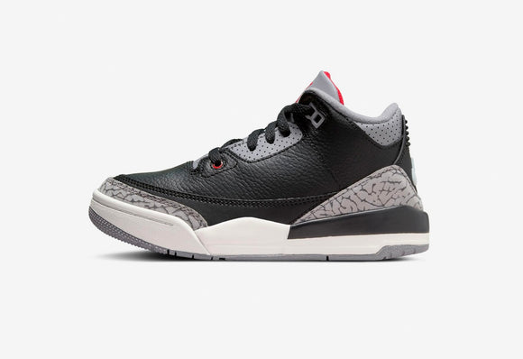 Air Jordan 3 Retro ‘Black Cement’ Toddler TD & Preschool PS - airdrizzykicks.com