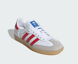 ADIDAS Samba OG ‘White Collegiate Red Gum‘ GS - airdrizzykicks.com
