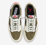Air Jordan 1 Low x Travis Scott ‘Reverse Olive’ - airdrizzykicks.com