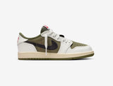 AIR JORDAN 1 LOW X TRAVIS SCOTT ‘REVERSE OLIVE’ TD/PS - airdrizzykicks.com