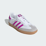 Adidas Samba OG ‘White Purple Burst’ GS - airdrizzykicks.com