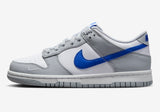 Nike Dunk Low 'Wolf Grey Royal' GS - airdrizzykicks.com