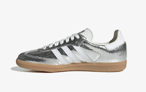 Adidas Sambas OG 'Silver Metallic Cracked Leather' WMNS - airdrizzykicks.com