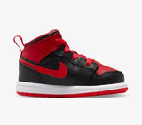 Air Jordan 1 Mid 'Alternate Bred Toe' TD - airdrizzykicks.com