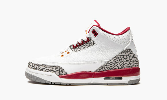 Air Jordan 3 “Cardinal Red” GS - airdrizzykicks.com