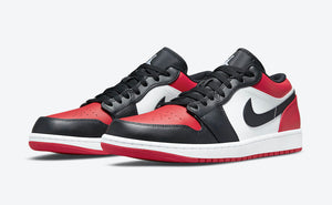 Air Jordan 1 Low “Bred Toe” Men - airdrizzykicks.com