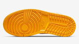 Nike Air Jordan 1 Mid Womens- (University Gold) - airdrizzykicks.com