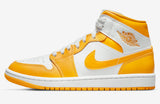 Nike Air Jordan 1 Mid Womens- (University Gold) - airdrizzykicks.com