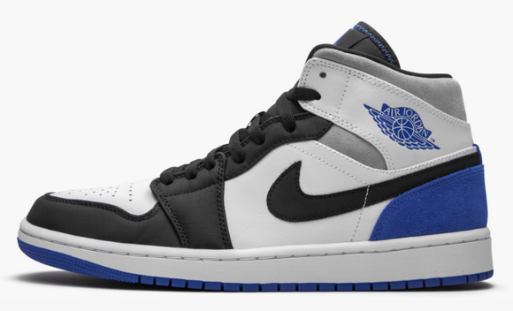 Air Jordan 1 MID SE  “Game Royal Black Toe” Mens - airdrizzykicks.com