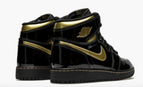 Air Jordan 1 Retro High OG GS  “Black Metallic Gold” - airdrizzykicks.com