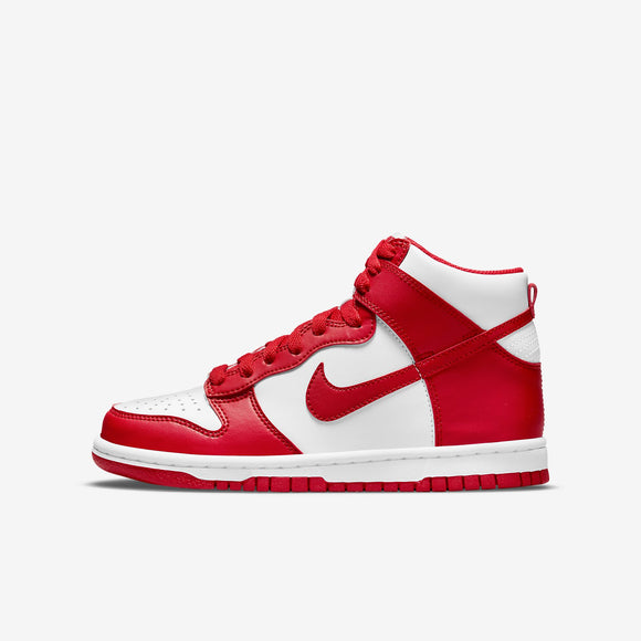 Nike Dunk High (University Red) GS - airdrizzykicks.com
